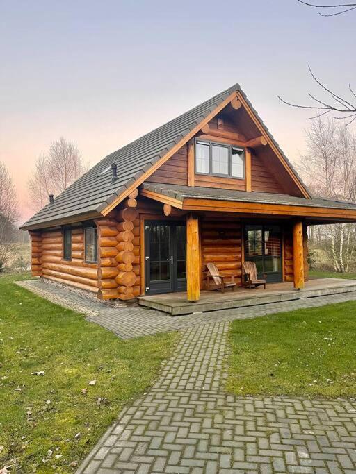 Unieke Houten Villa Met Sauna In Twente - 6P Den Ham Екстериор снимка