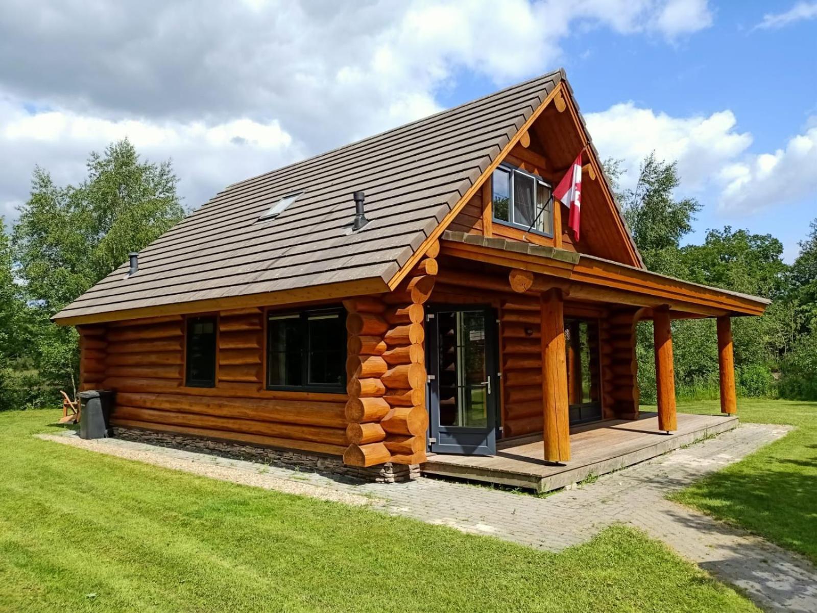 Unieke Houten Villa Met Sauna In Twente - 6P Den Ham Екстериор снимка